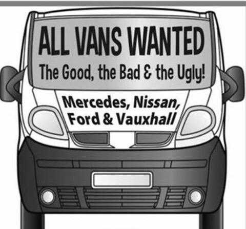 WANTED FOR CASH VANS,CARS,TRUCKS,4x4s