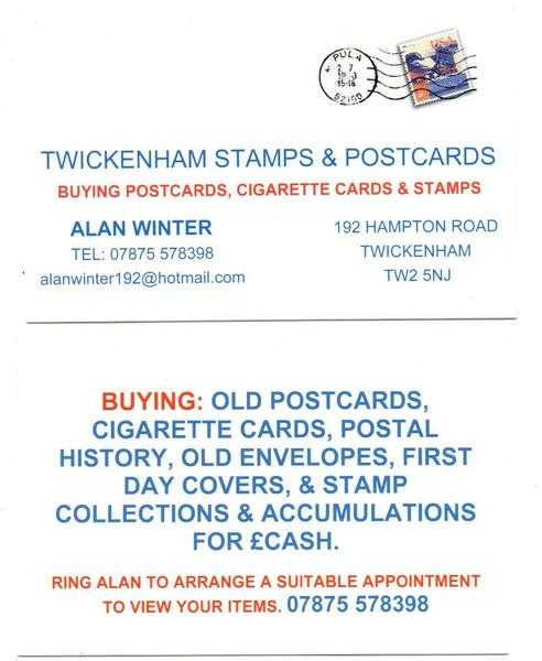 WANTED. Old Postcards amp Cigarette Cards.