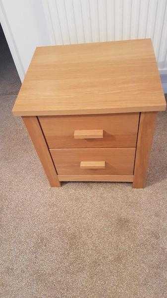 Wardrobe and bedside cabinet