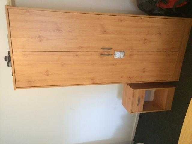 Wardrobe and chest of drawers