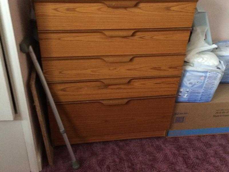 Wardrobe , chest of drawers and dressing table