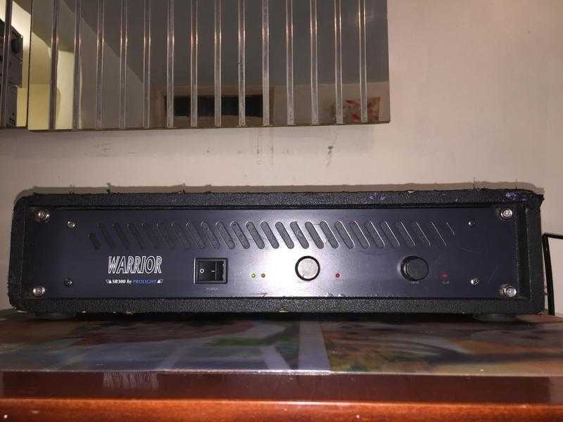 Warrior SB300 Power Amplifier with Flight Case