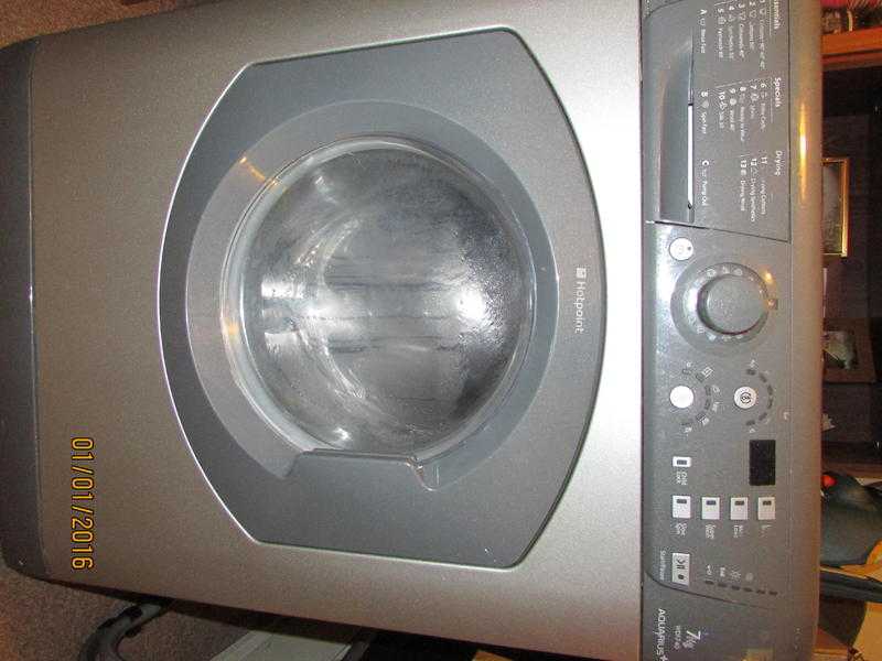 Washing machine and dryer by hotpoint