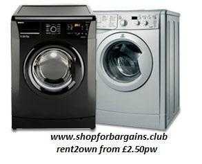 washing machine from 99 see our web site  www.shopforbargains.club also rent 2 own from 2.50pw