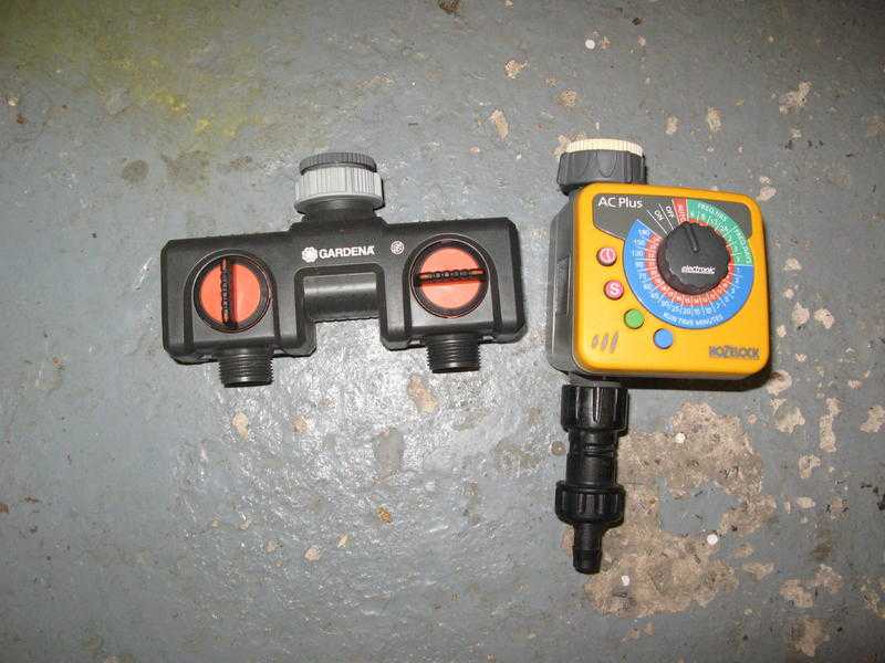 Water Timer amp Two-Way Control Valve