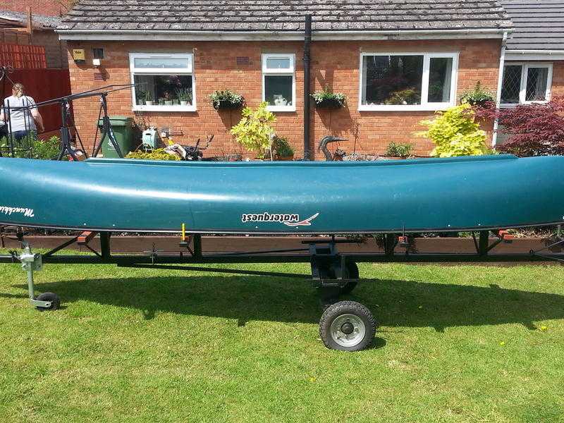 Wavequest 3 seat canoe and trailer (willing to split)