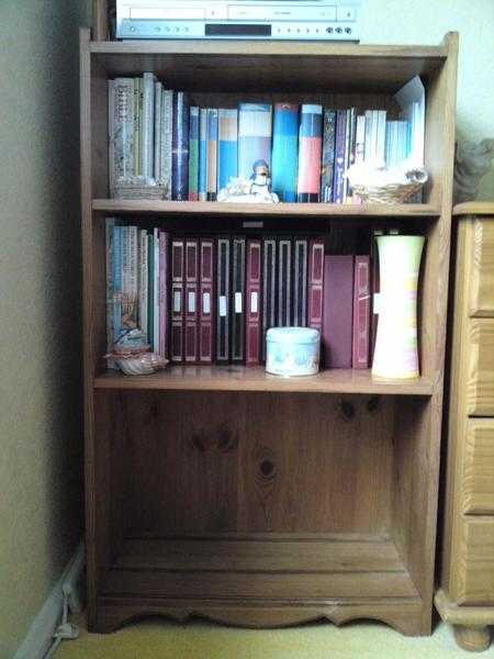 WAXED PINE CUSTOM MADE BOOKCASE