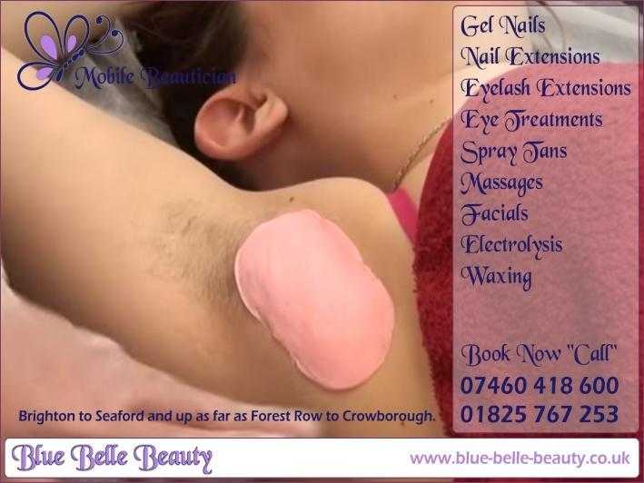 Waxing by Blue Belle Beauty Brighton to Seaford and up as far as Forest Row