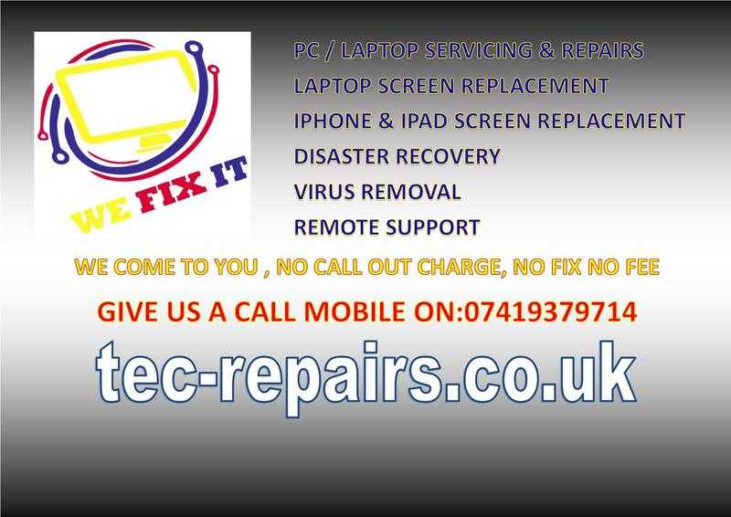 WE FIX IT GRIMSBY COMPUTER REPAIRS