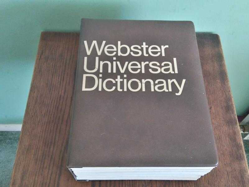 WEBSTERS UNIVERSAL DICTIONARY UNABRIDGED INTERNATIONAL EDITION