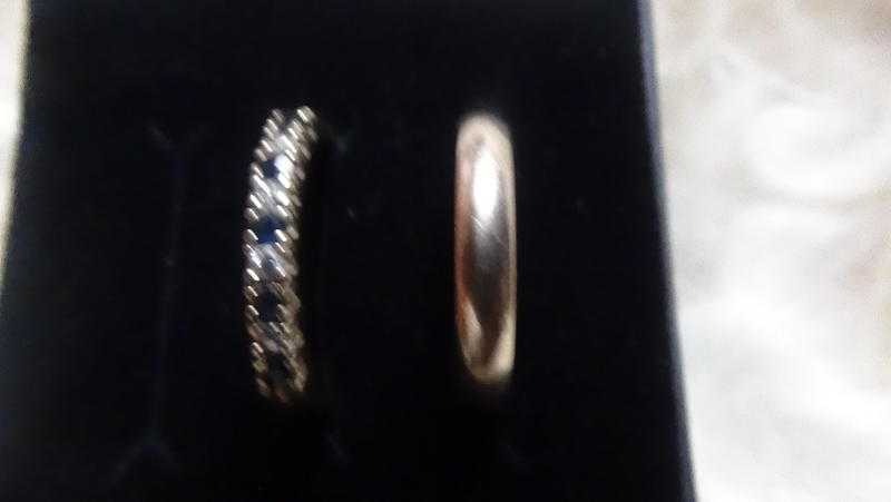 Wedding and Engagement Ring Pair