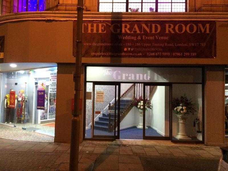 Wedding and Events venue, The Grand Room , Upper Tooting Road, London SW17 7ER