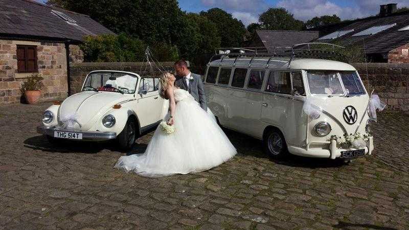 Wedding car hire. Boho Brides, Classic Campervan hire for weddings and other special occasions.