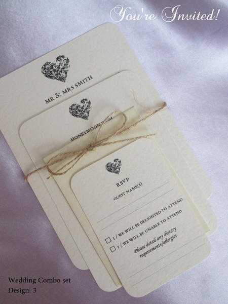 Wedding invitationsstationery