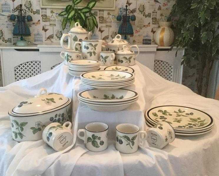 Wedgewood Bramble Tea and Dinner China 33 pieces