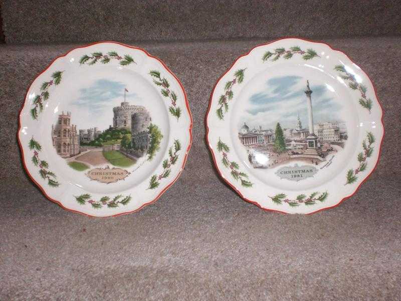 Wedgwood Christmas Plates x 2