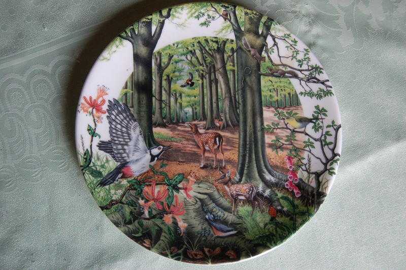 Wedgwood Decorative Plate Designed by Colin Newman, 039The Beechwood039, As new.