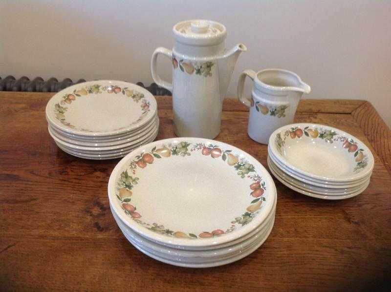 Wedgwood dinner service.