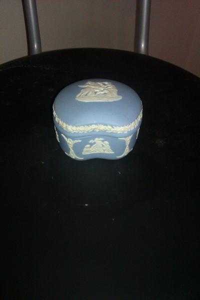 Wedgwood Jasper Wear  Trinket  Back Stamp Made in Englang