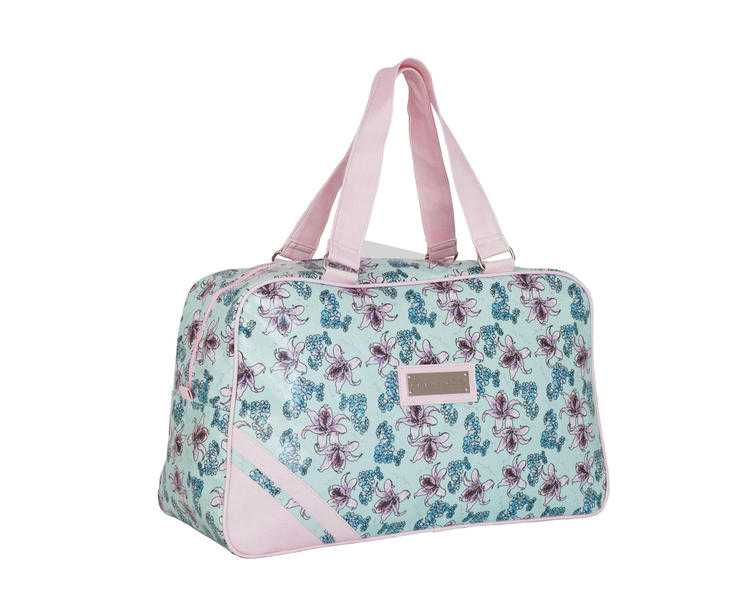 Weekend Travel Bag in Lily Design - HALF PRICE THIS WEEK ONLY .  Offer expires 19 May
