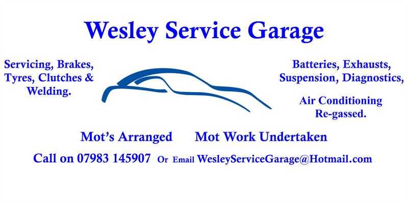 WESLEY SERVICE GARAGE MOT REPAIRS AND SERVICING