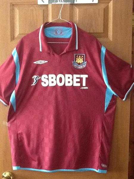 WEST HAM FOOTBALL SHIRT L