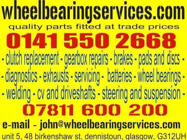 Wheelbearings-driveshafts-clutches-gearboxes-welding-steering,CAR REPAIRS, SERVICING AND MOT WORK