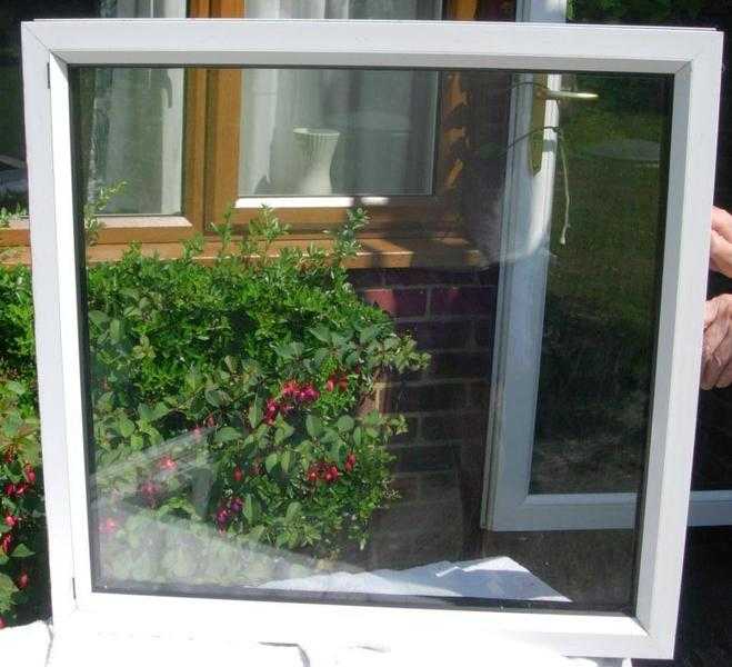 White Aluminium Double Glazed Window