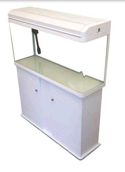 White Aquarium and Cabinet