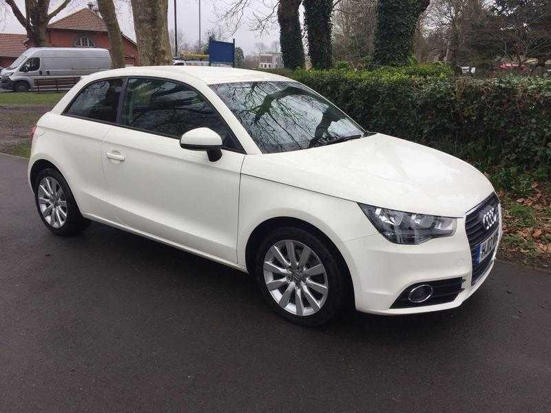 White Audi A1 1.6 TDI Sport 2012 registered