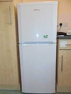 White BEKO Fridge Freezer for sale