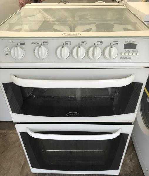 White cannon gas 60cm cooker free delivery