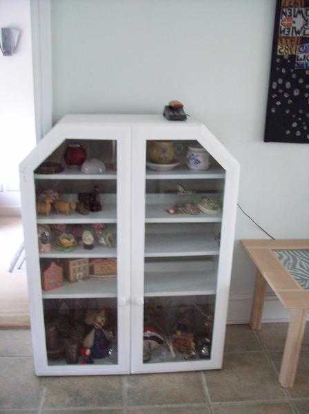 White Display Cabinet