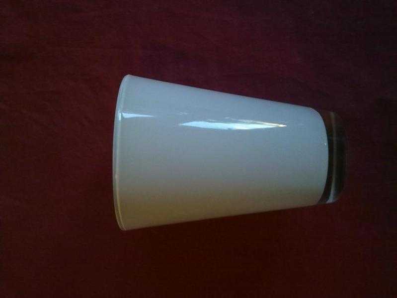 White Glass Vase