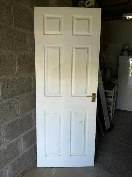 White internal 6-panel door