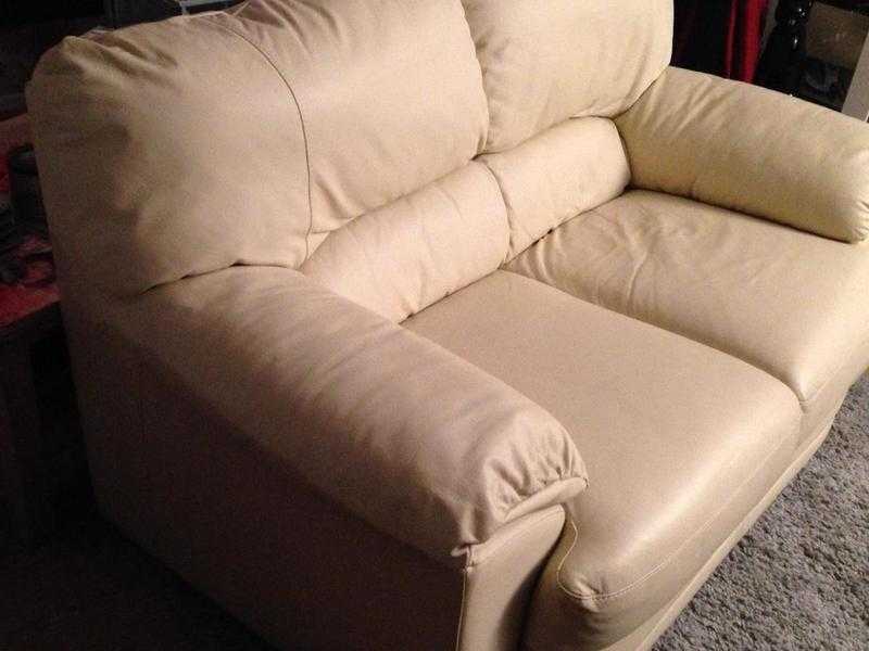 White Leather Sofa