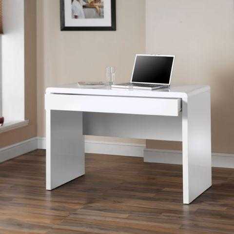 White Ryman Computer Desk