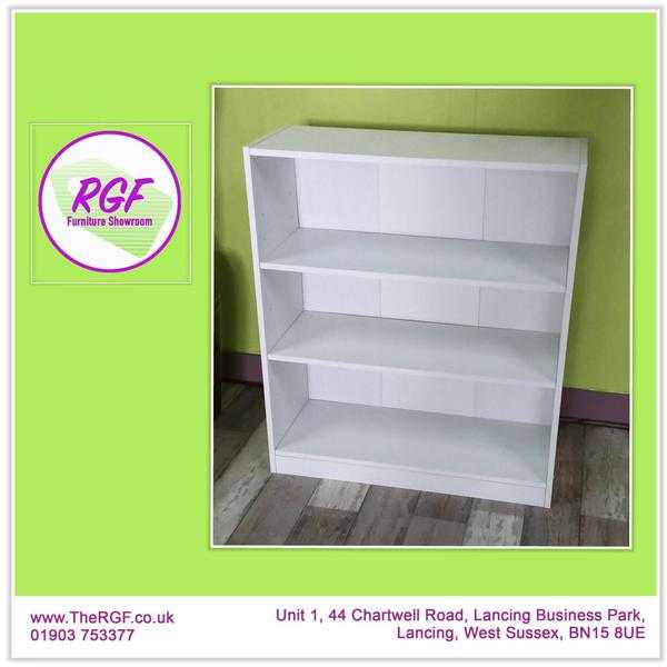 White Shelves  Bookcase - Local Delivery From 19