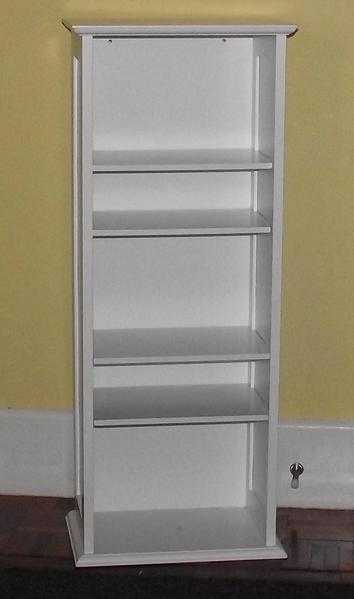 White Shelves free standing or can be hung on wall not used.