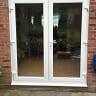 WHITE UPVC FRENCH DOORS 1200MM X 2100MM