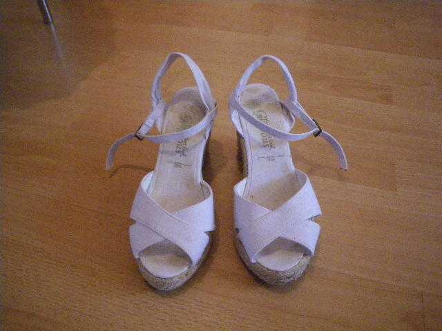 White, wedge, size 5