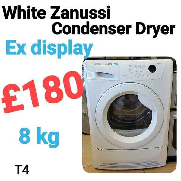 WHITE ZANUSSI CONDENSER (EX DISPLAY)