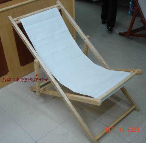 wholesale canvas wood deck chairs