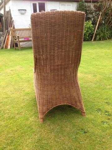 Wicker dining chairs for sale