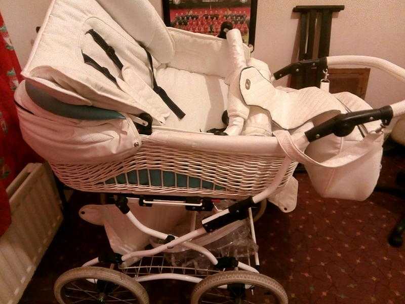 Wicker pram with pushchair selling this lovely
