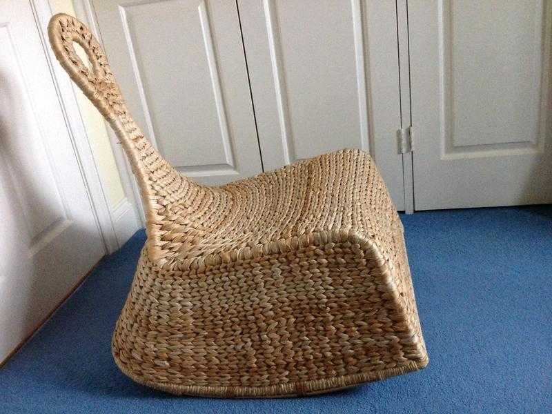 Wicker rocking chair