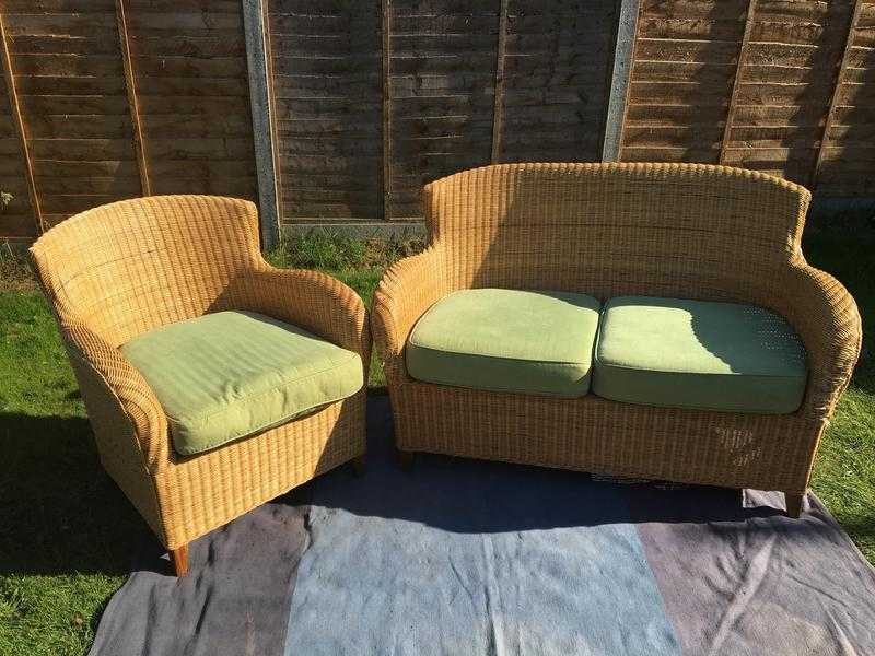 Wicker Sofa and chair