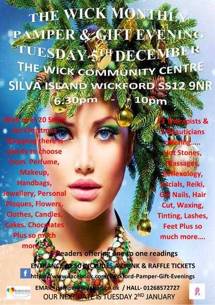 Wickford Monthly Pamper amp Gift Evening (Community event )