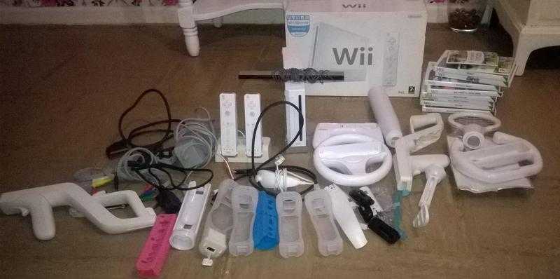 Wii Consol with accessories