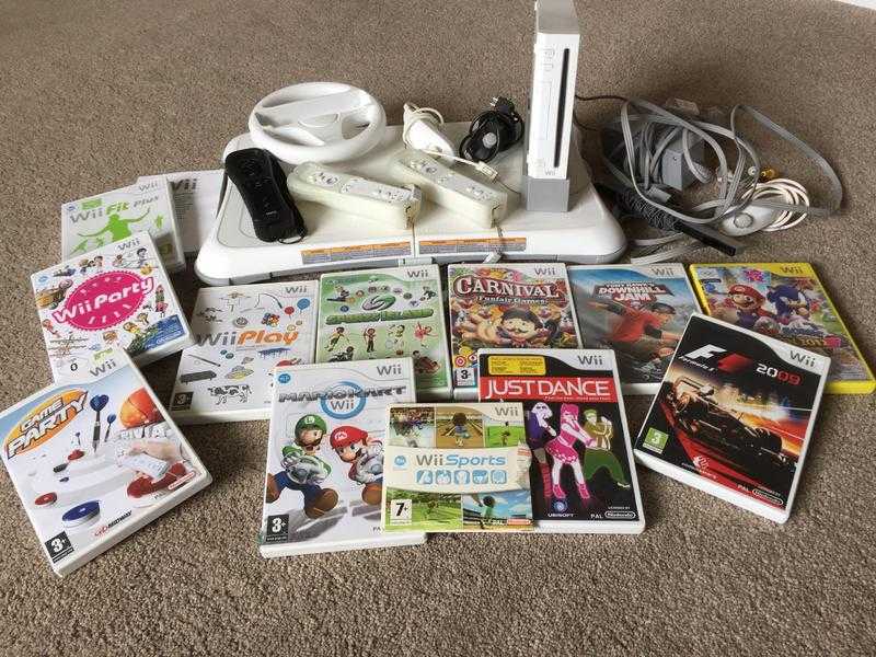 Wii console and accessories